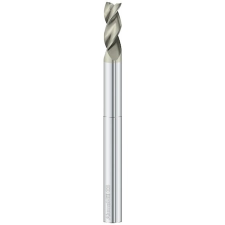 Fullerton Tool 3-Flute - 37.5Deg Helix - 3833 AlumaMill G3 HP End Mills, FC5, RH Spiral, Square, Long Reach, 3/4 27709